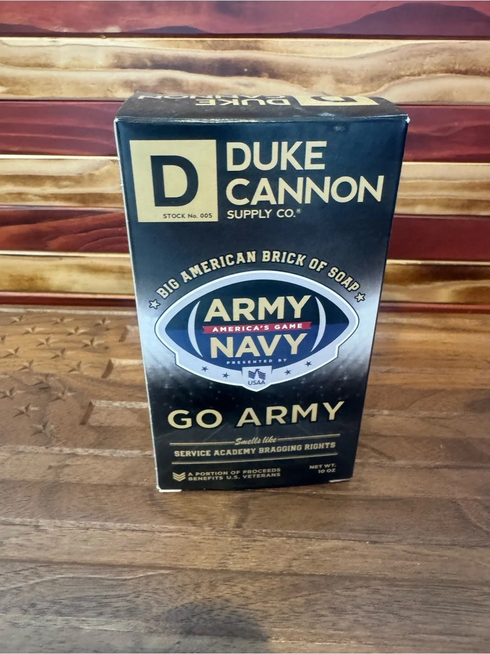 Duke Cannon Go Navy Army Big American Brick of Soap - Blue